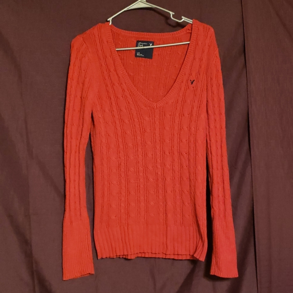 Red Knit sweater